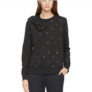 💕 Kate Spade Black Polka Dot Crewneck Sweatshirt